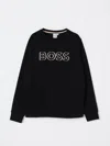 Hugo Boss Sweater Boss Kids Color Black In Black