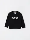 Hugo Boss Sweater Boss Kids Color Black In Black