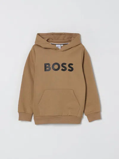HUGO BOSS SWEATER BOSS KIDS COLOR WHITE,436226001