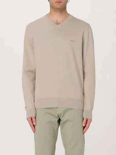 Hugo Boss Sweater Boss Men Color Beige
