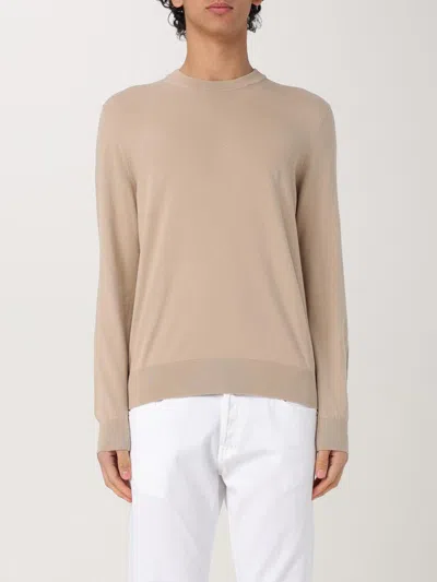 HUGO BOSS SWEATER BOSS MEN COLOR BEIGE,G59320022