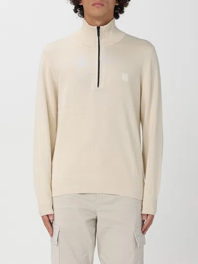 Hugo Boss Sweater Boss Men Color Beige In Neutral