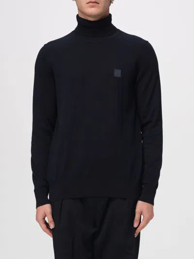 Hugo Boss Sweater Boss Men Color Blue In Black