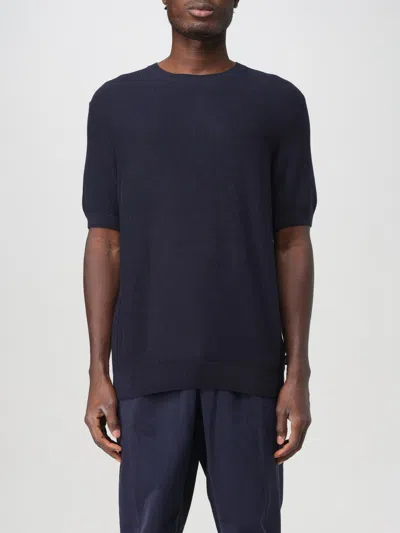 Hugo Boss Bubble-jacquard Cotton-blend T-shirt In Black