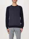 Hugo Boss Boss H-dairon Crewneck Virgin Wool & Cotton Sweater In Blau