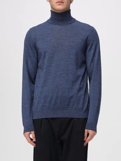 Hugo Boss Sweater Boss Men Color Gnawed Blue