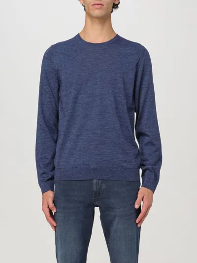 HUGO BOSS SWEATER BOSS MEN COLOR GNAWED BLUE,F91399011