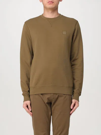Hugo Boss Sweater Boss Men Color Green In Grün