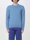 Hugo Boss Sweater Boss Men Color Sky Blue In Sky Blue