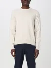 Hugo Boss Pacas Knitwear With Classic Crew Neck In White