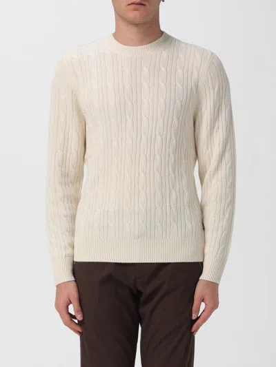 Hugo Boss Sweater Boss Men Color White In Neutral