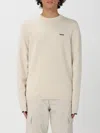 Hugo Boss Sweater Boss Men Color Yellow Cream In Neutral