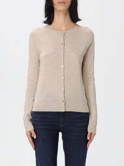 Hugo Boss Sweater Boss Woman Color Beige In Brown