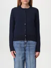 Hugo Boss Sweater Boss Woman Color Blue In Blau