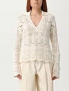 Hugo Boss Pullover Boss Damen Farbe Weiss In Neutral
