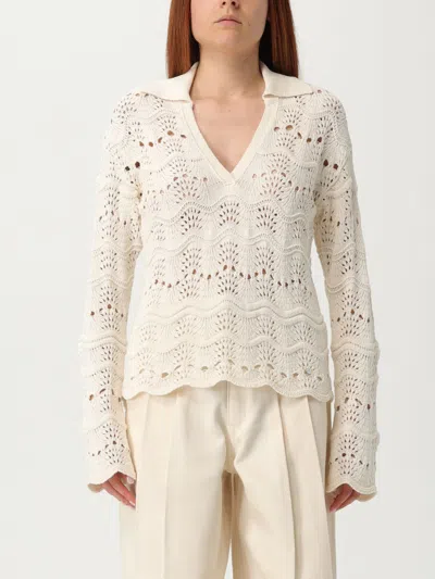 Hugo Boss Pullover Boss Damen Farbe Weiss In Neutral