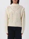 Hugo Boss Italian-yarn Sweater With Structured Knit In White