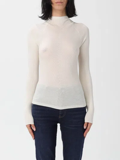 Hugo Boss Sweater Boss Woman Color White In Neutral