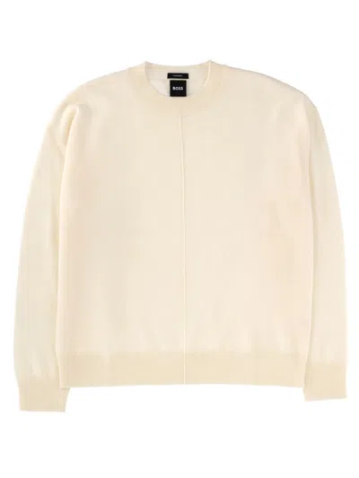 Hugo Boss Sweater Fascona In Neutral