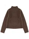Hugo Boss Sweater Fubrina In Brown