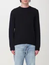 Hugo Boss Boss Virgin Wool Crew-neck Sweater In Black