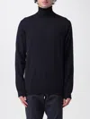 Hugo Boss Sweater Hugo Men Color Blue In Black