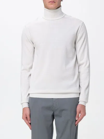 Hugo Boss Sweater Hugo Men Color Ice In White