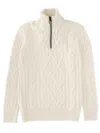 Hugo Boss Harpreno Virgin Wool And Cashmere Sweater In White