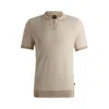 Hugo Boss Sweater With Johnny Collar In White