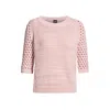 Hugo Boss Sweater With Mixed Knits In Multi