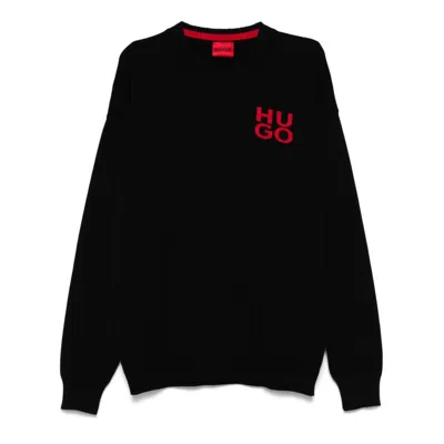 Hugo Boss Sweaters In Black