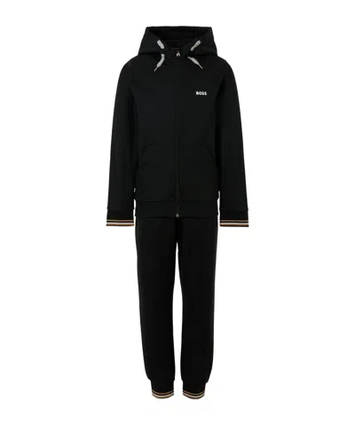 Hugo Boss Sweatshirt And Trousers Set In Black