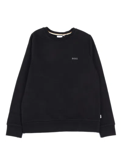 Hugo Boss Kids' Sweatshirt In Black
