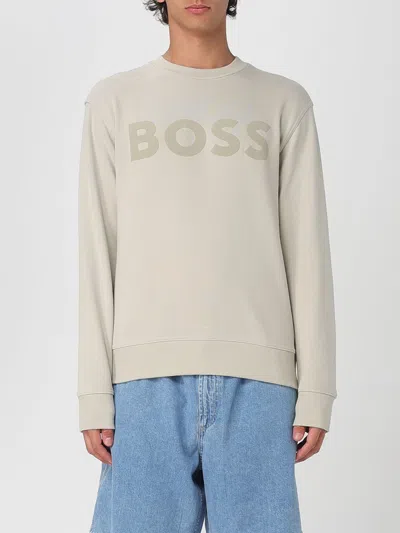 Hugo Boss Sweatshirt Boss Herren Farbe Beige In Neutral