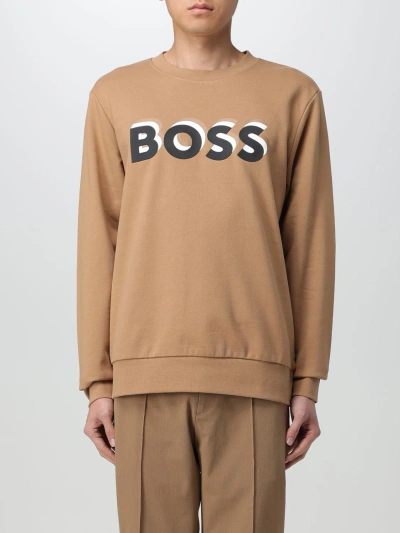 Hugo Boss Sweatshirt Boss Men Color Beige