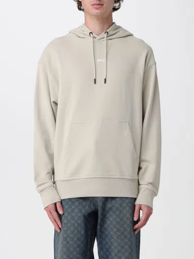 Hugo Boss Sweatshirt Boss Men Color Beige In Neutral