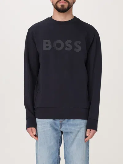 HUGO BOSS SWEATSHIRT BOSS MEN COLOR BLUE,426732009