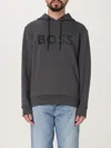 Hugo Boss Sweatshirt Boss Men Color Charcoal In Charcoal