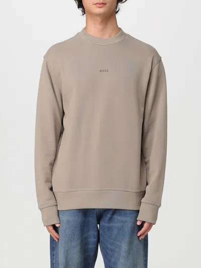 Hugo Boss Sweatshirt Boss Men Color Grass Green In Neutral