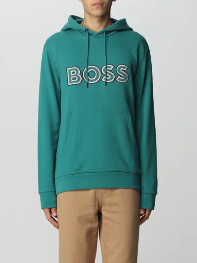 Hugo Boss Sweatshirt Boss Men In Green