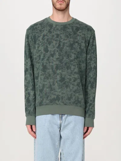 Hugo Boss Boss Man Sweatshirt Dark Green Size M Cotton In Grün