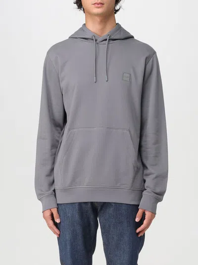 Hugo Boss Sweatshirt Boss Men Color Grey In Gray