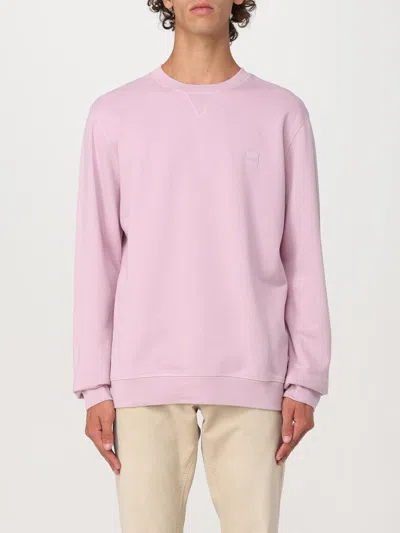 Hugo Boss Sweatshirt Boss Men Color Pink In Pink