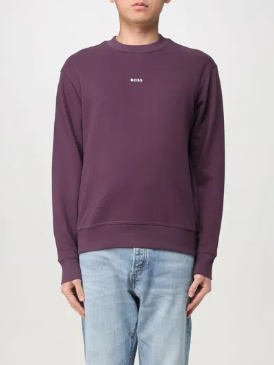 Hugo Boss Sweatshirt Boss Men Color Violet