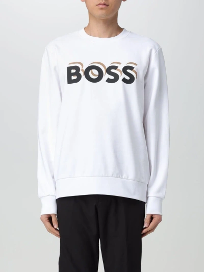 Hugo Boss Sweatshirt Boss Men Color White