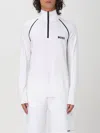 Hugo Boss Hydro-x-fa24 Sweatshirt With Half Zip In Weiss