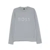 Hugo Boss Boss Sweatshirt With Logo In Gray