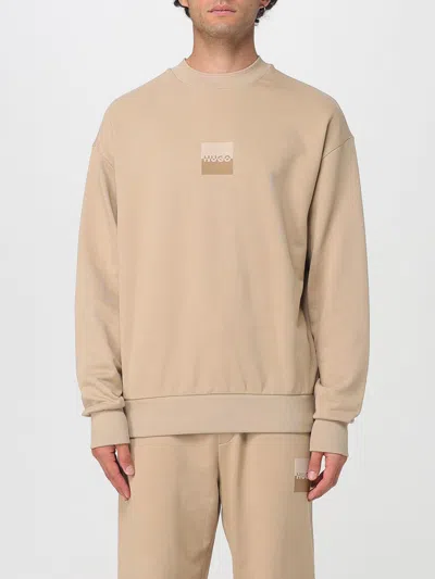 Hugo Boss Sweatshirt Hugo Men Color Beige In Nude