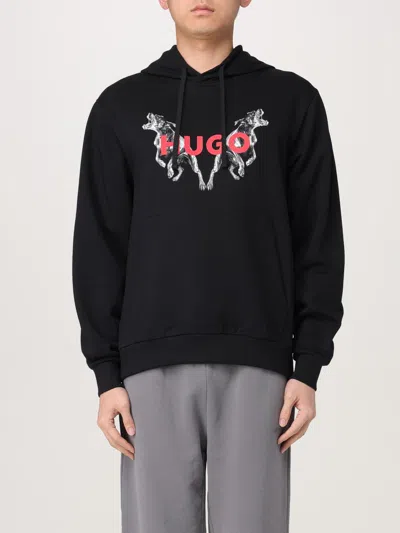 HUGO BOSS SWEATSHIRT HUGO MEN COLOR BLACK 1,426717214