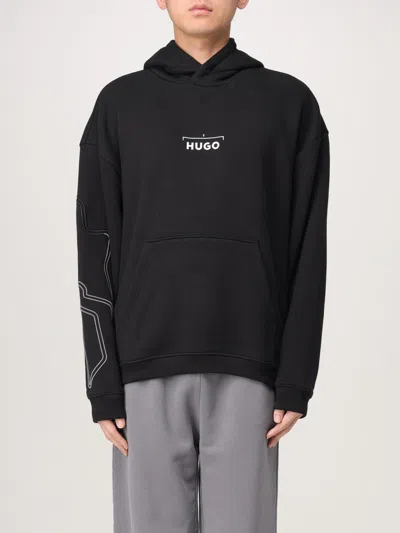 HUGO BOSS SWEATSHIRT HUGO MEN COLOR BLACK,426718002